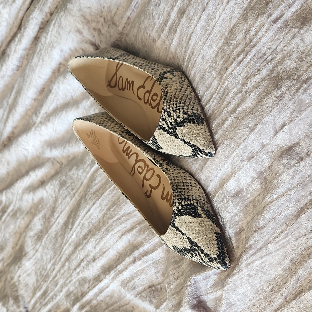 Sam Edelman Sally snakeskin flats